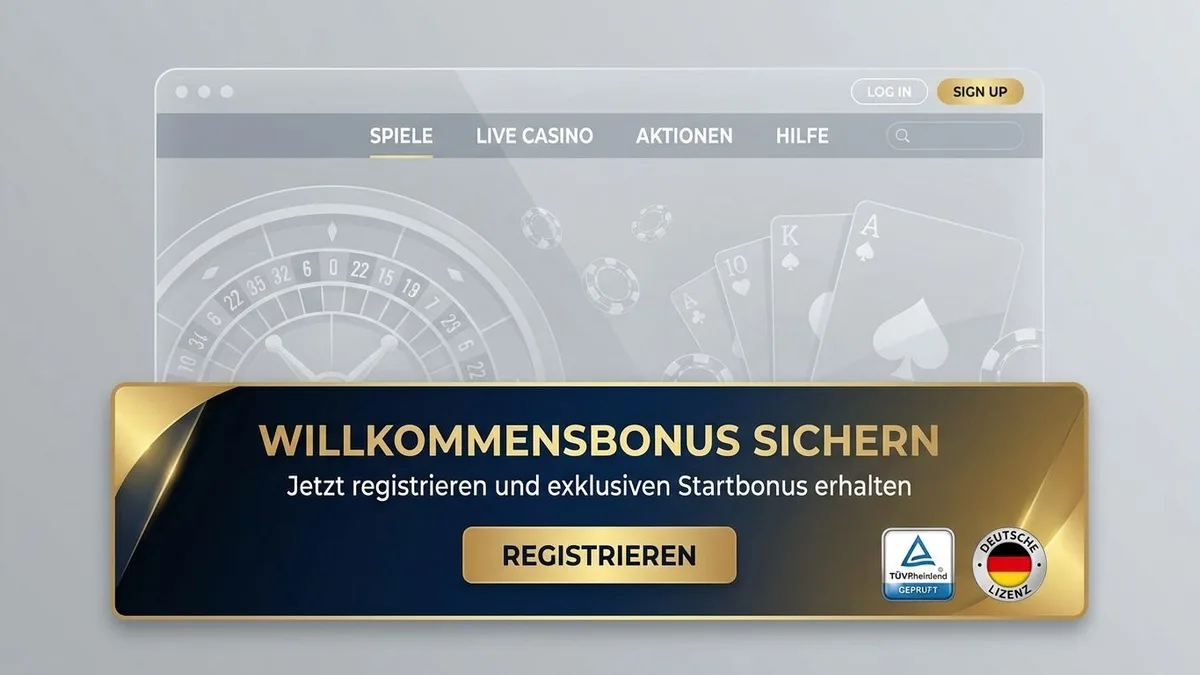 Registrierung mit Bonus